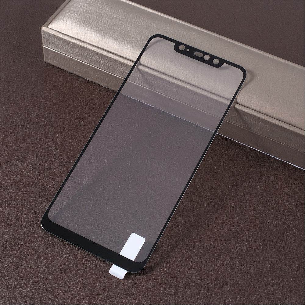 Silk Printing Tempered Glass Full Screen Protection Film for Xiaomi Redmi Note 6 Pro
