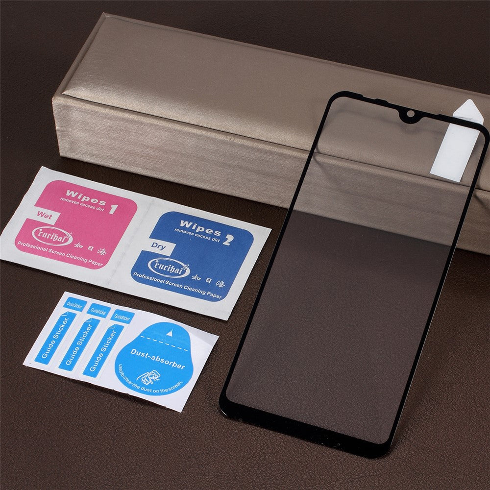 RURIHAI Solid Defense Tempered Glass Screen Protector Film for Xiaomi Mi Play
