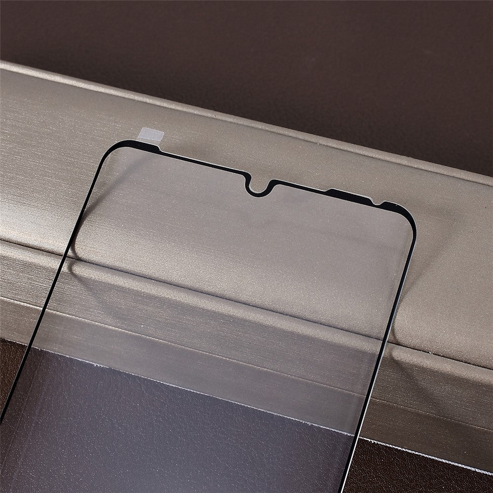 Silkestryckt böjt heltäckande skärmskydd i härdat glas för Huawei P30 Pro