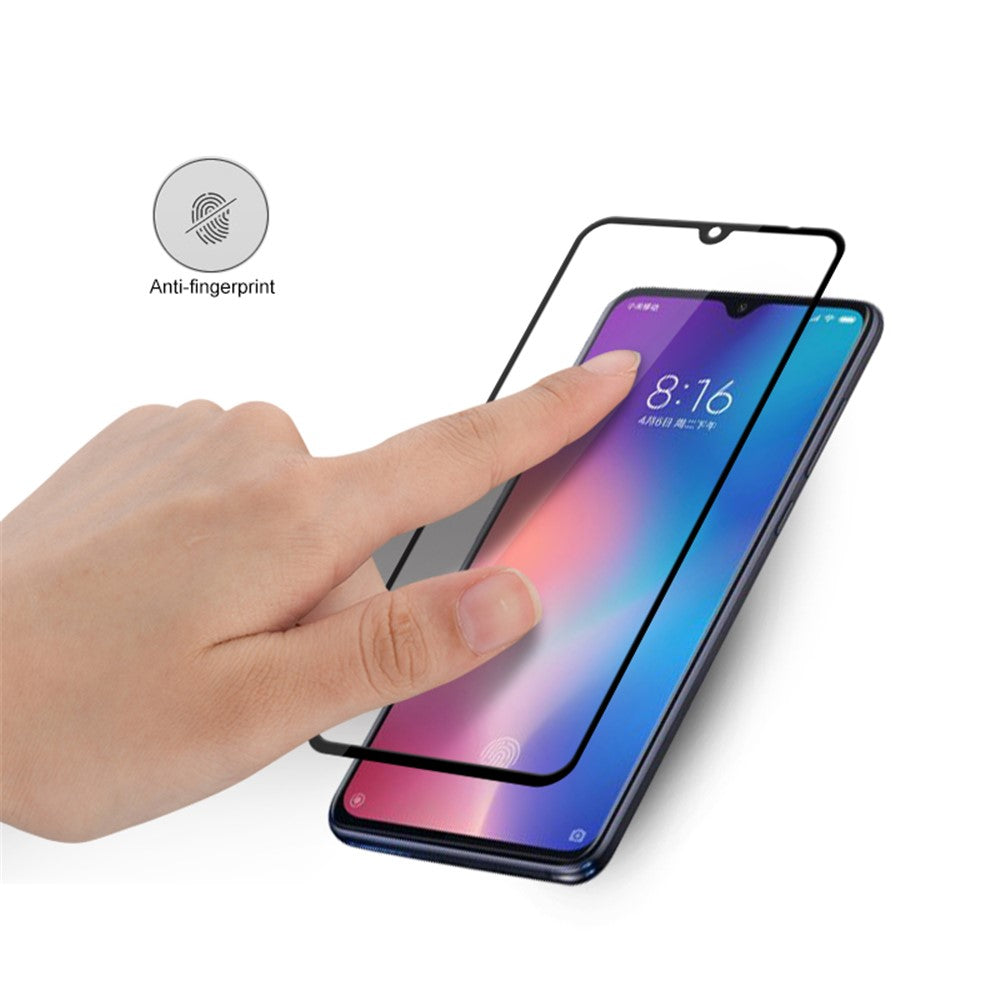 MOCOLO Full Coverage Full Glue Silk Print Tempered Glass Screen Protector Film for Xiaomi Mi 9