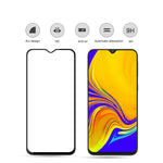 MOCOLO Silk Printing Härdat Glas Skärmskydd för Samsung Galaxy A50 / A20 / A30 / M30 / A40s (Kina) / M31, Heltäckande Självhäftande HD-film