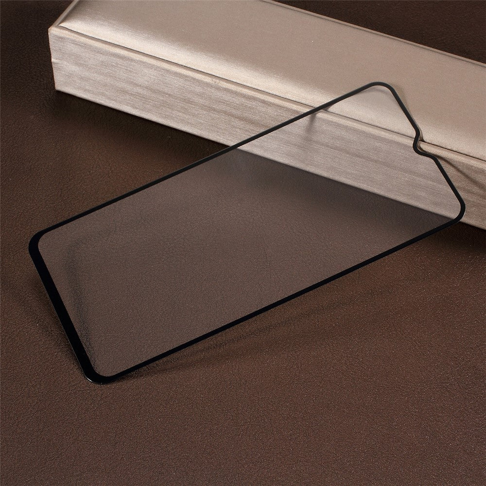 Heltäckande silkestryck härdat glas skärmskyddsfilm för Samsung Galaxy A50 / A50s / A30