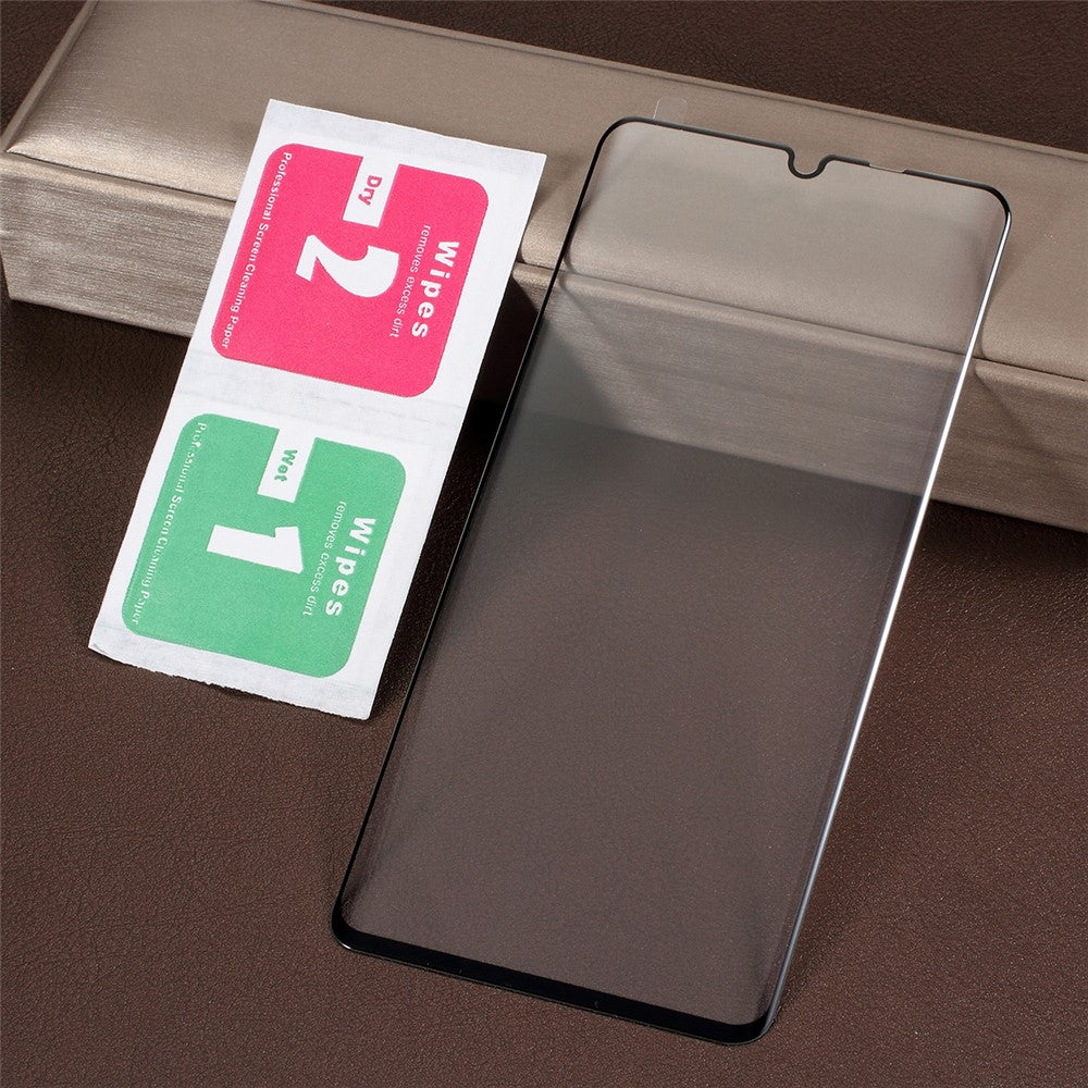 Full Covering Screen Silk Printing Tempered Glass Shield for Huawei P30 Pro
