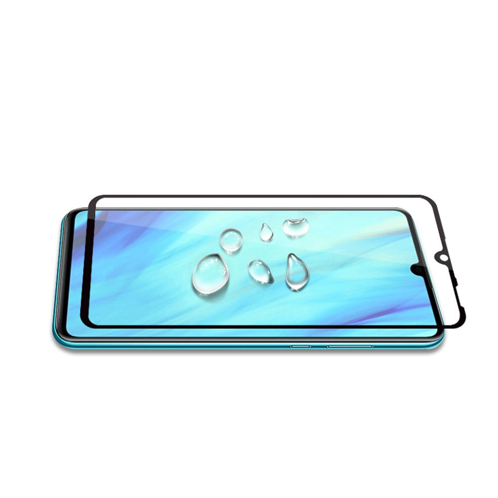 MOCOLO Helskärmsskydd i Härdat Glas med Silkestryck för Huawei P30