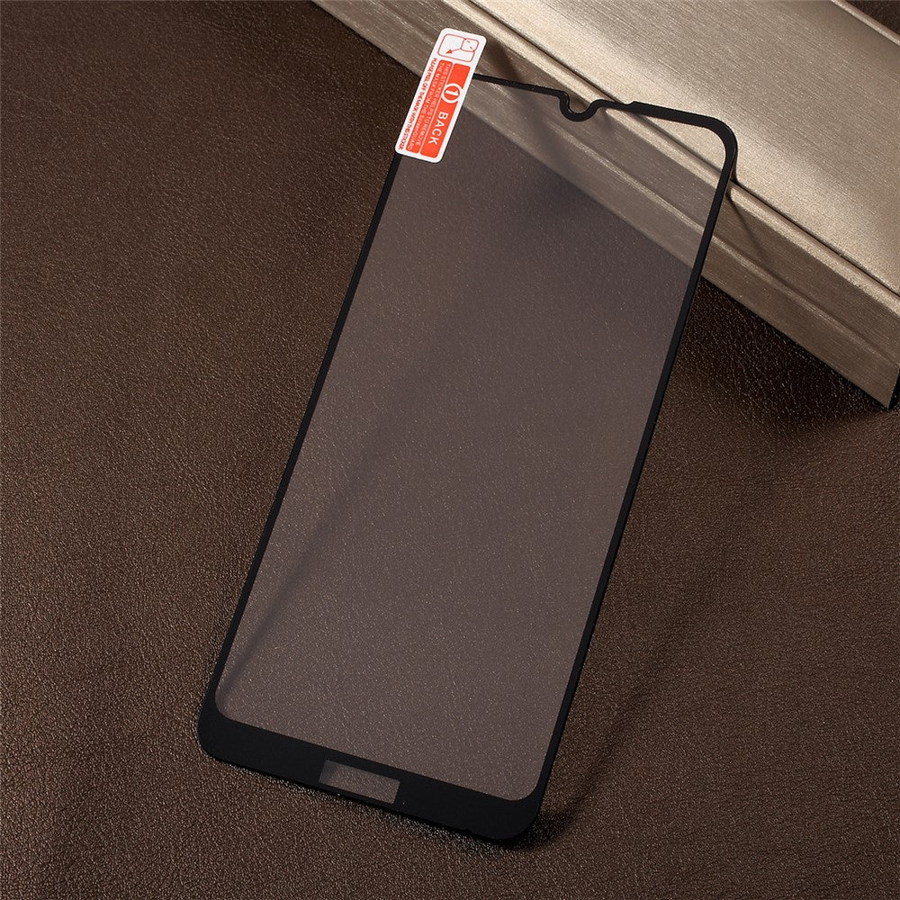 RURIHAI hærdet glasskærmbeskyttelse i fuld størrelse med fuld lim og solid beskyttelse til Huawei Y6 (2019) / Y6 Prime (2019) / Y6 Pro (2019)