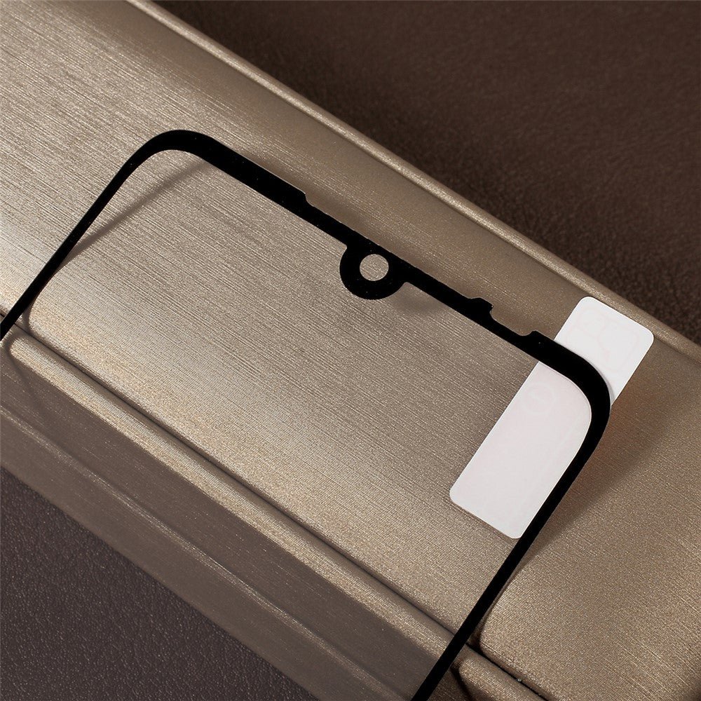 RURIHAI Full Size Solid Defense Full Glue Tempered Glass Screen Film Protector for Xiaomi Redmi Note 7/Note 7 Pro (India)