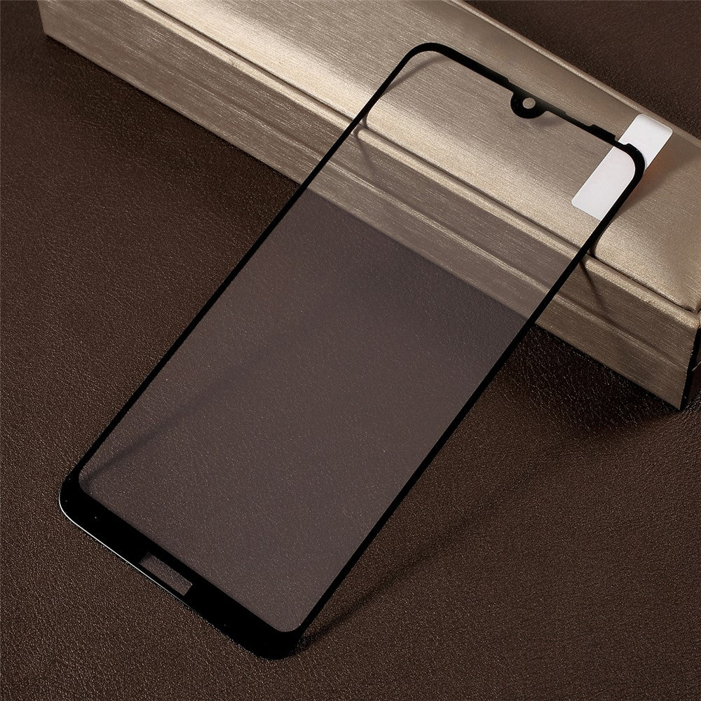 RURIHAI Fullstorlek Full Glue Solid Defense Härdat Glas Skärmskydd för Huawei Y7 Pro (2019)
