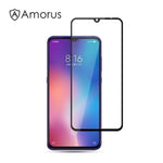 AMORUS Full Glue Silk Printing Tempered Glass Full Screen Protector for Xiaomi Mi 9 / Mi CC9 / Mi 9 Lite