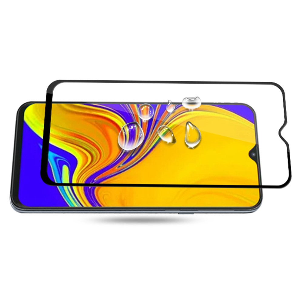 AMORUS Fuld Lim Silketryk Hærdet Glas Fuld Skærmbeskytter til Samsung Galaxy A50 / A30 / A20 / M30 / A40s