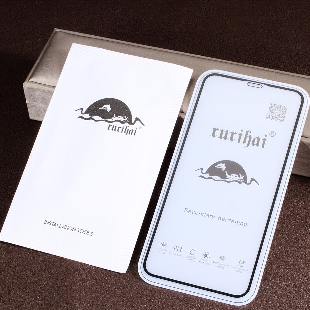 RURIHAI 0,26 mm skærmfilm i hærdet glas med mat overflade til iPhone 11 Pro 5,8 tommer (2019) / Xs / X (5,8 tommer)