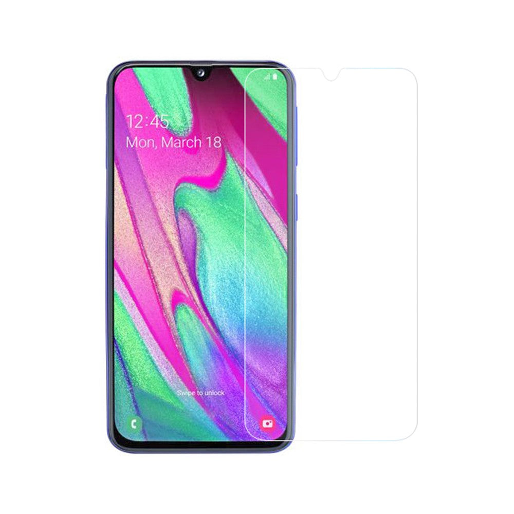 Samsung Galaxy A40 Arc Edge 0,25 mm Anti-fingeravtrycksskyddande härdat glasskärmskydd