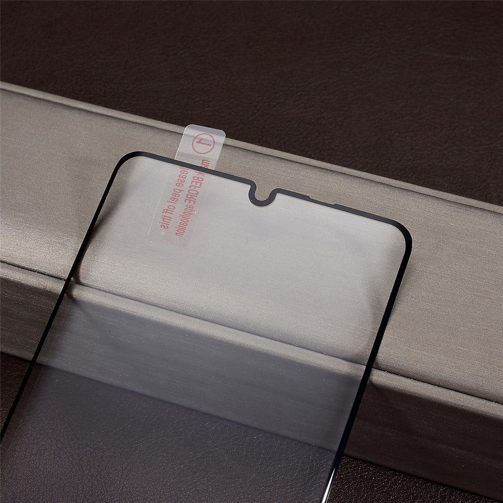 Silk Print Full Glue Tempered Glass Screen Protector Film, Support Fingerprint Unlock for Huawei P30 Pro