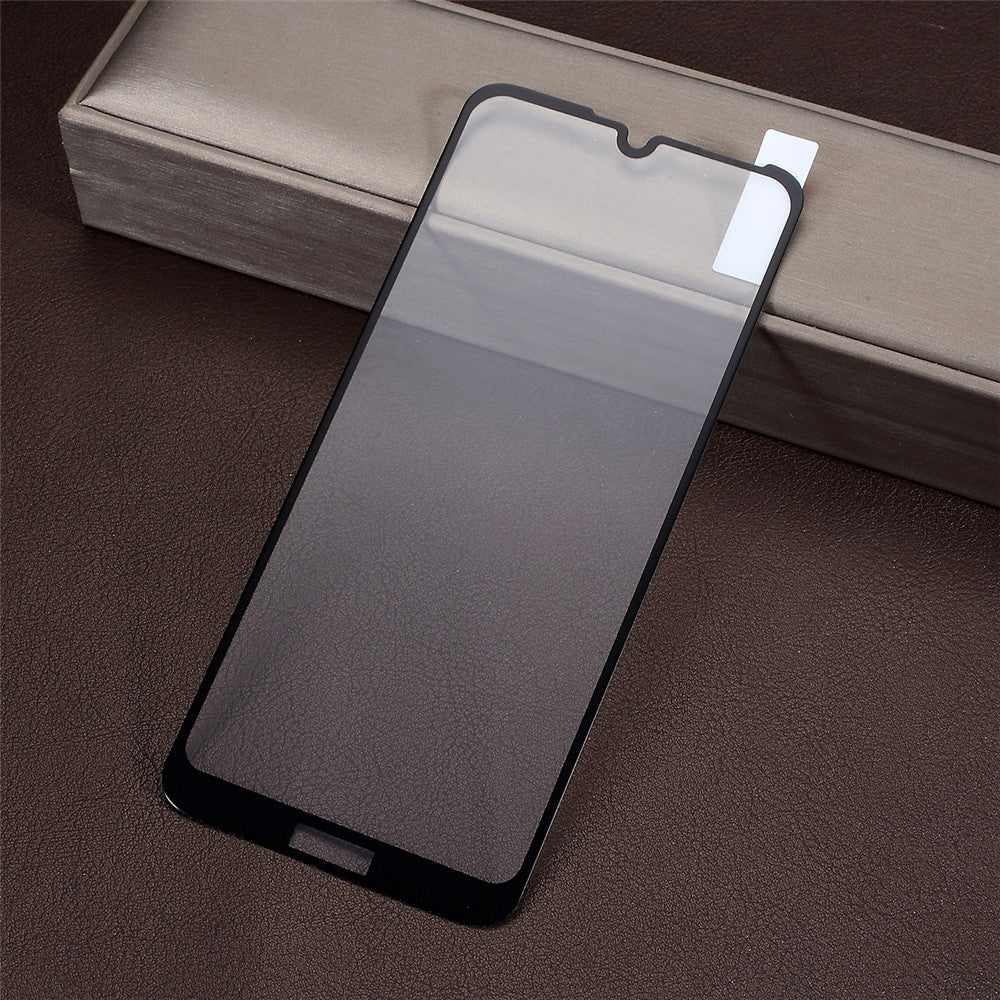 Silkestryck Helhärdat Glas Skärmskydd för Huawei Y6 (2019)/ Y6 Prime (2019)/ Y6 Pro (2019)
