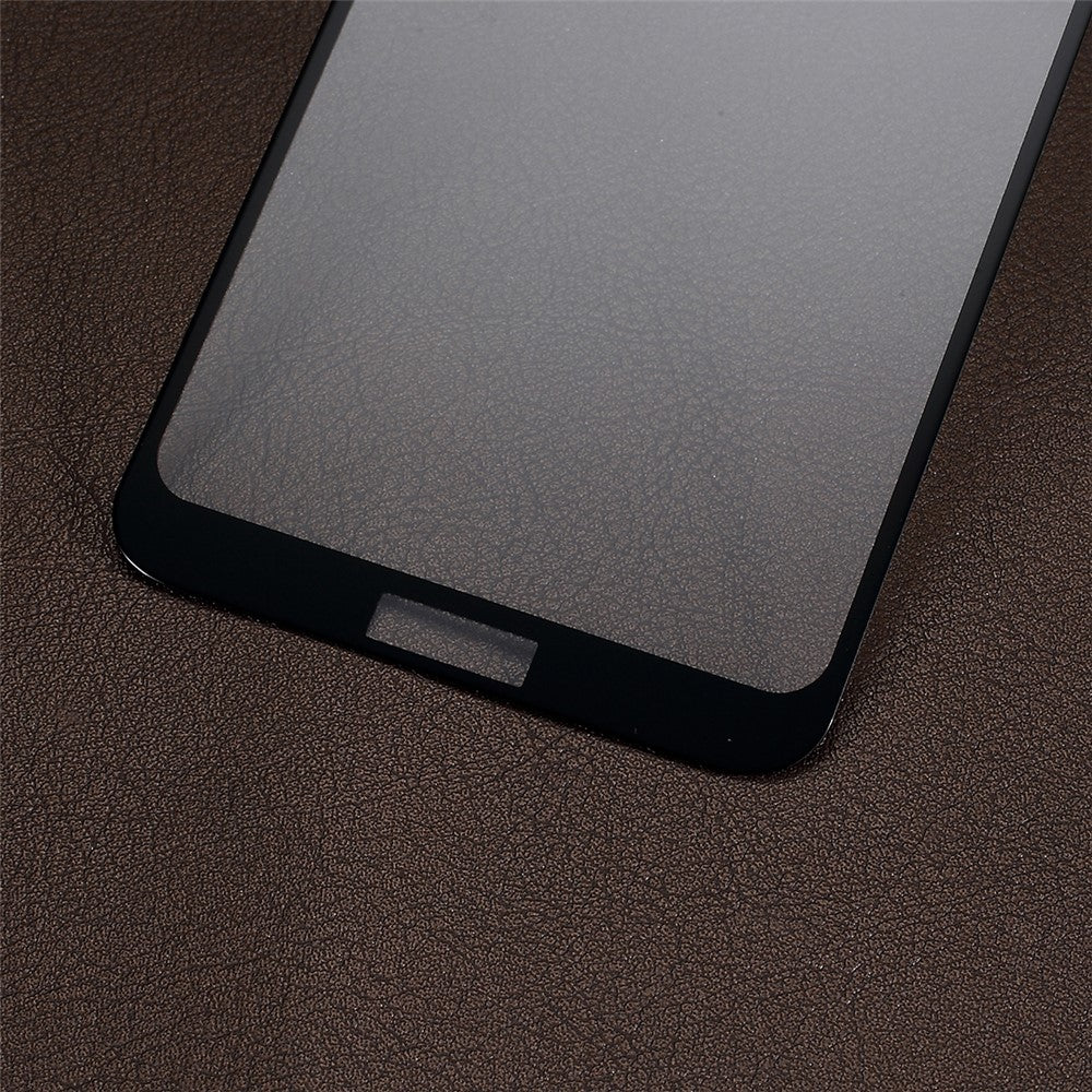 Silketrykt, fuldhærdet glasskærmbeskyttelse til Huawei Y6 (2019) / Y6 Prime (2019) / Y6 Pro (2019)