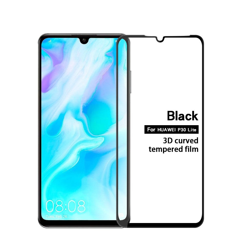 MOFI 3D Curved Full Size Tempered Glass Screen Protector Film for Huawei P30 Lite / nova 4e / P30 Lite New Edition