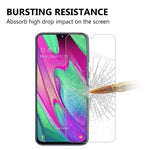 0,25 mm buet kant 9H hærdet glas beskyttelse anti-eksplosion til Samsung Galaxy A70