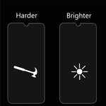 0,25 mm buet kant 9H hærdet glas beskyttelse anti-eksplosion til Samsung Galaxy A70