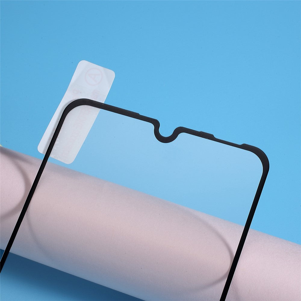 Silk Printing Tempered Glass Full Screen [Full Glue] Phone Protector Film for Huawei P30 Lite / nova 4e / P30 Lite New Edition