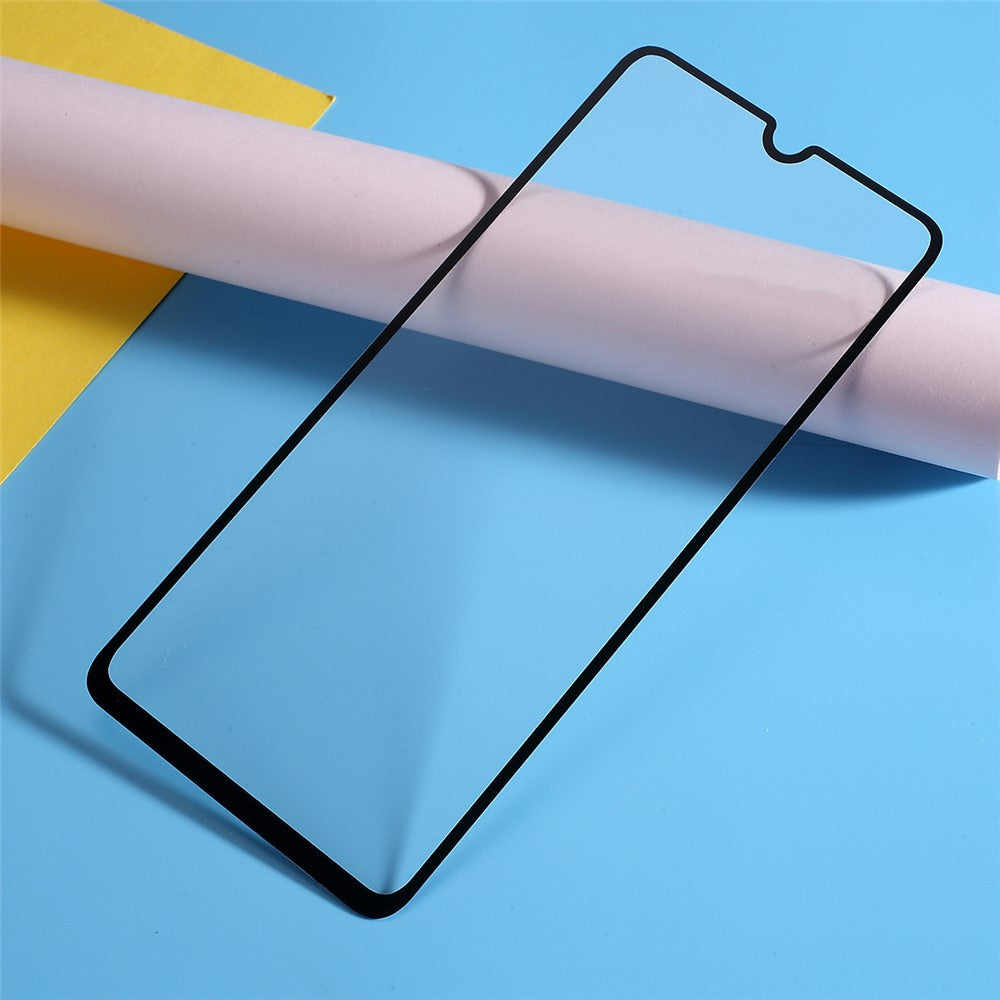 9H Curved Full Size Silk Print Tempered Glass Screen Protector for Samsung Galaxy A70
