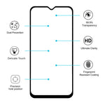 HAT PRINCE til Samsung Galaxy A30 / A20 Full Glue 0.26mm 9H 2.5D Hærdet Glas Skærm Fuld Dækning Beskyttelse