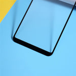 Anti-eksplosion fuld skærmdækkende silkeprint hærdet glasbeskytter til Samsung Galaxy A20e