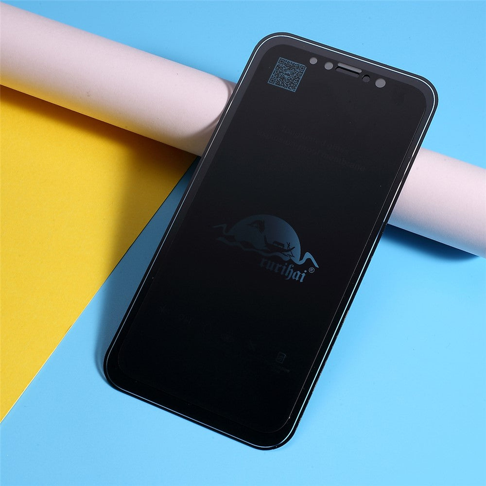 RURIHAI Matte Anti-peep Full Size Tempered Glass Screen Protector for iPhone 11 Pro Max 6.5 inch (2019) / XS Max 6.5 inch
