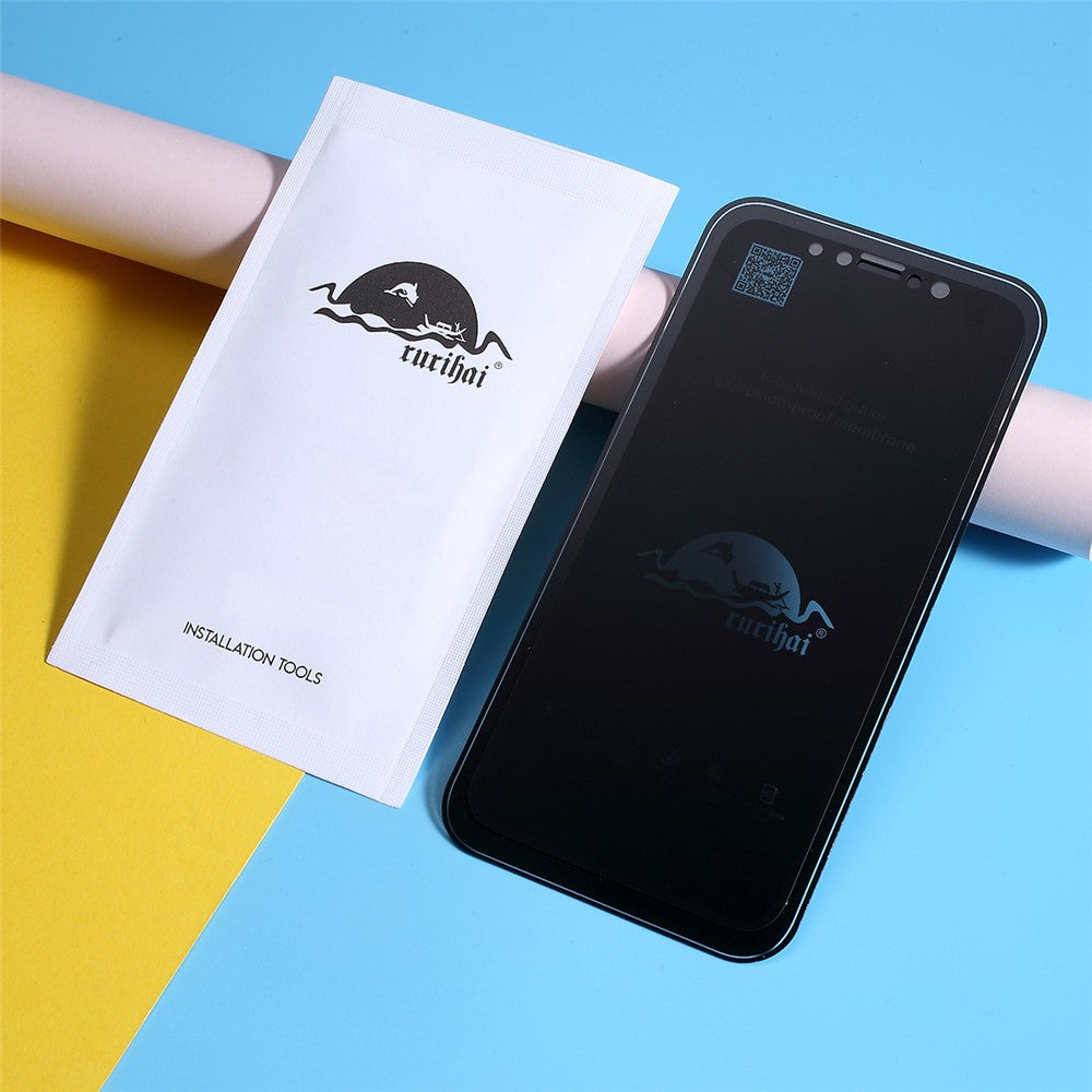 RURIHAI Matte Anti-peep Full Size Tempered Glass Screen Protector for iPhone 11 Pro Max 6.5 inch (2019) / XS Max 6.5 inch