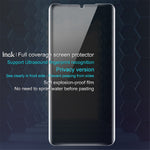 IMAK Soft Anti-peep Hydrogel Film II Full Cover Front Screen Protector Film [Support Screen Ultrosonic Fingerprint Recognition] for Huawei P30 Pro