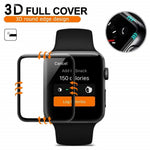 3D Fuldlim Fuldskærmsbeskyttelsesfilm til Apple Watch Series 4 44 mm