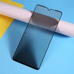 Anti-peep Helskärmstäckning Böjd Bra Hårdhet Härdat Glas Skärmskydd för Huawei P30 Lite