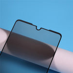 Anti-peep Helskärmstäckning Böjd Bra Hårdhet Härdat Glas Skärmskydd för Huawei P30 Lite