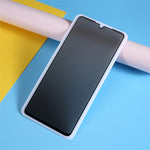 Anti-peep Helskärmstäckning Böjd Bra Hårdhet Härdat Glas Skärmskydd för Huawei P30 Lite