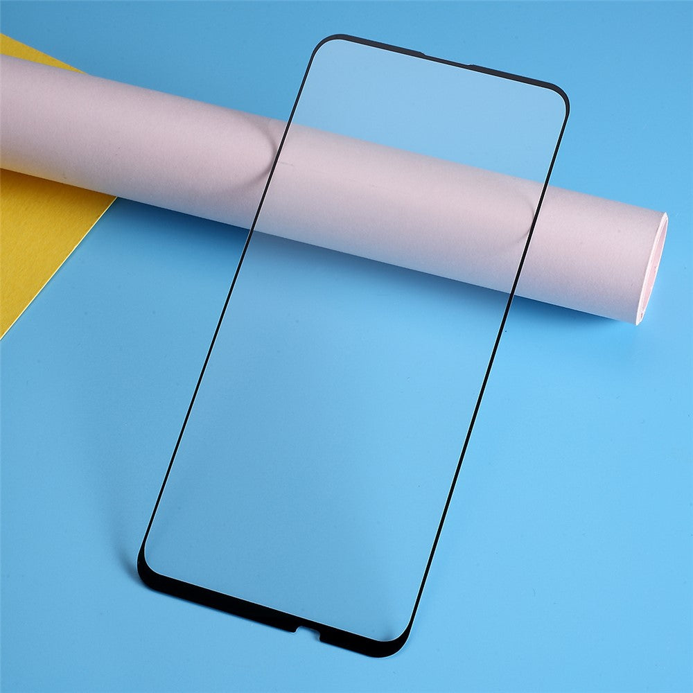 Heltäckande 9D-skärmskydd i härdat glas med silkestryck för Huawei P Smart Z