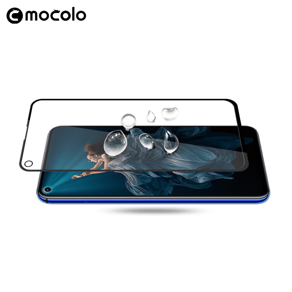 MOCOLO for Huawei Honor 20 / 20s / 20 Pro / nova 5T / Mate 30 Lite Full Screen HD Clear Silk Printing Anti-explosion Tempered Glass Protector (Full Glue)