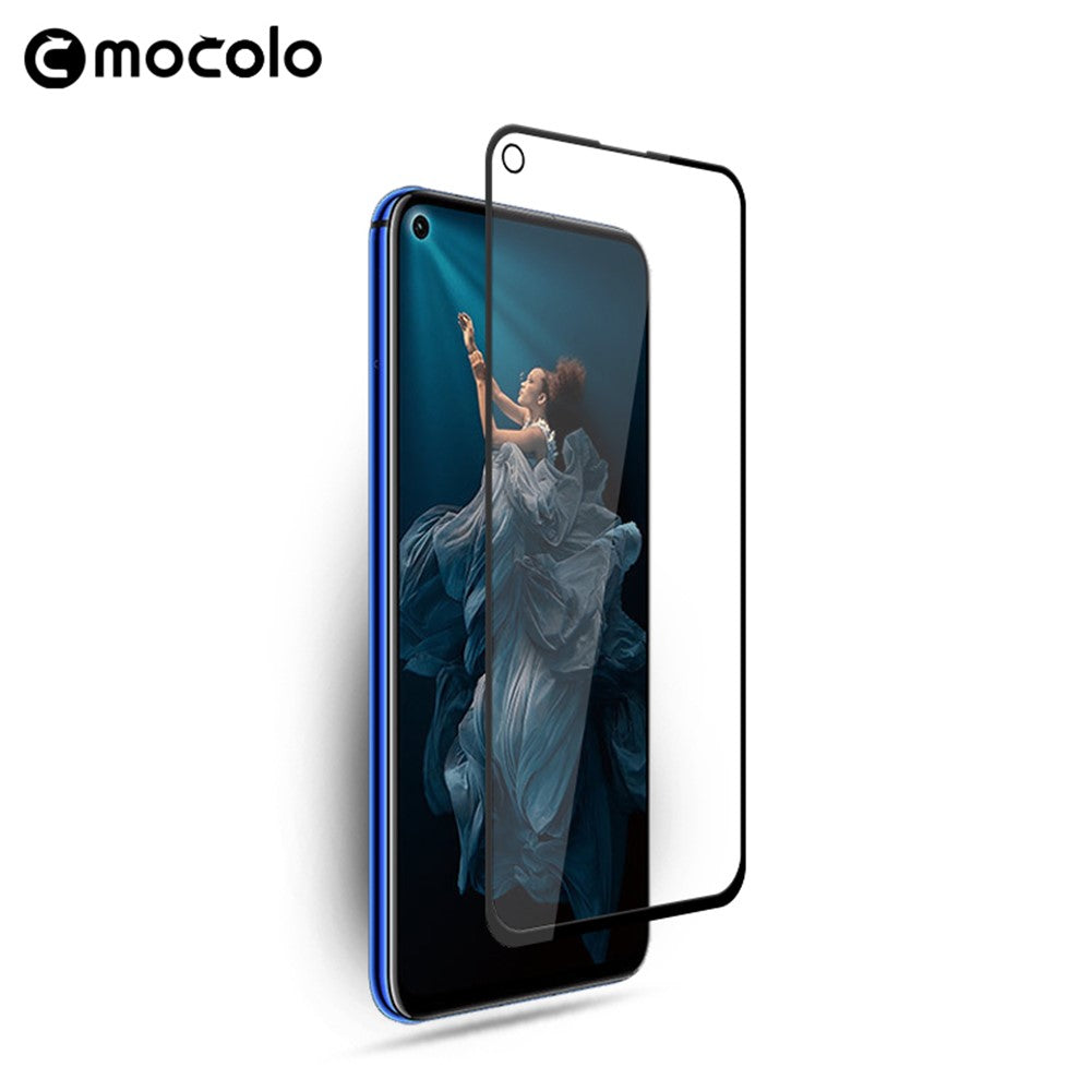 MOCOLO för Huawei Honor 20 / 20s / 20 Pro / nova 5T / Mate 30 Lite Fullskärm HD Klart Silktryck Explosionsskyddande Härdat Glasskydd (Helt Lim)