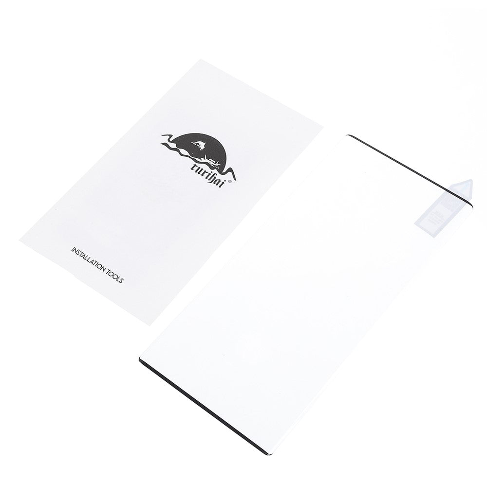 RURIHAI 0.26mm 3D Curved Tempered Glass Screen Protection Film for Samsung Galaxy Note 10 Plus/Note 10 Plus 5G [Case Friendly Scaled-Down Version]