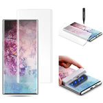 MOCOLO til Samsung Galaxy Note 10 Plus / Note 10 Plus 5G 3D Buet [UV-lys Bestråling] Fuld Dækning Hærdet Glas Skærmbeskytter UV Film