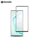 MOCOLO 3D Helskärms Böjd Härdat Glas Skärmskydd (Fingeravtryckslåsning) för Samsung Galaxy Note 10 Plus/Note 10 Plus 5G