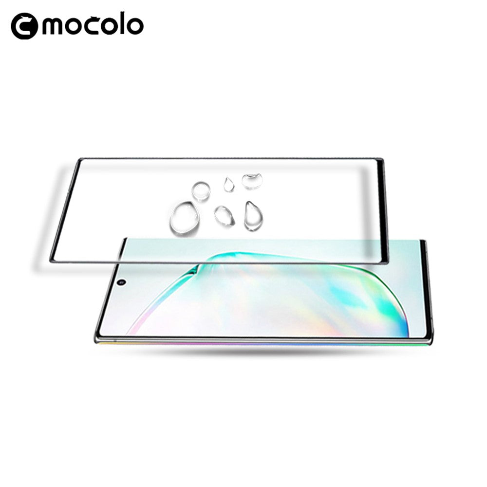 MOCOLO 3D Full Screen buet skærmbeskytter af hærdet glas (fingeraftryksoplåsning) til Samsung Galaxy Note 10 Plus/Note 10 Plus 5G