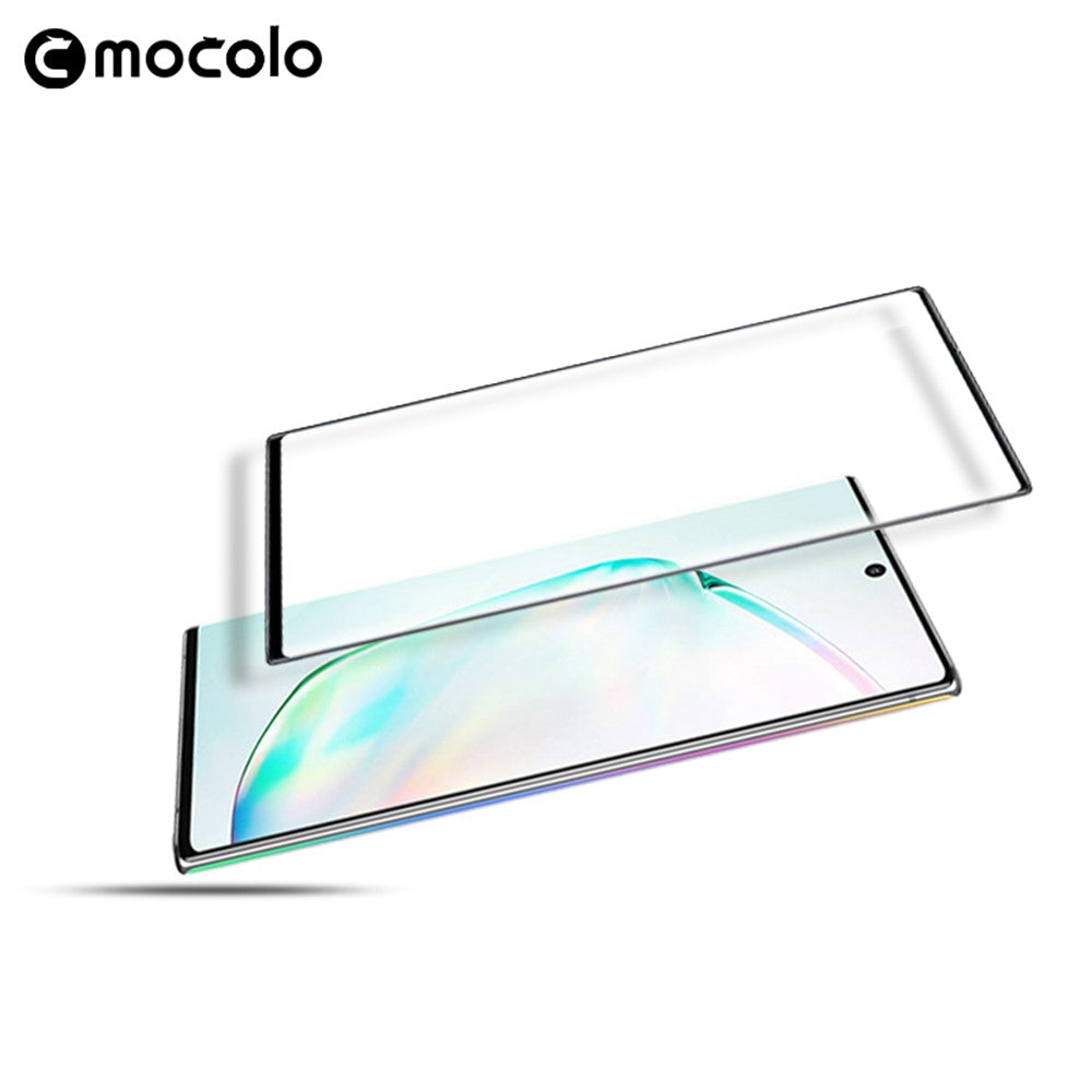 MOCOLO 3D Full Screen buet skærmbeskytter af hærdet glas (fingeraftryksoplåsning) til Samsung Galaxy Note 10 Plus/Note 10 Plus 5G
