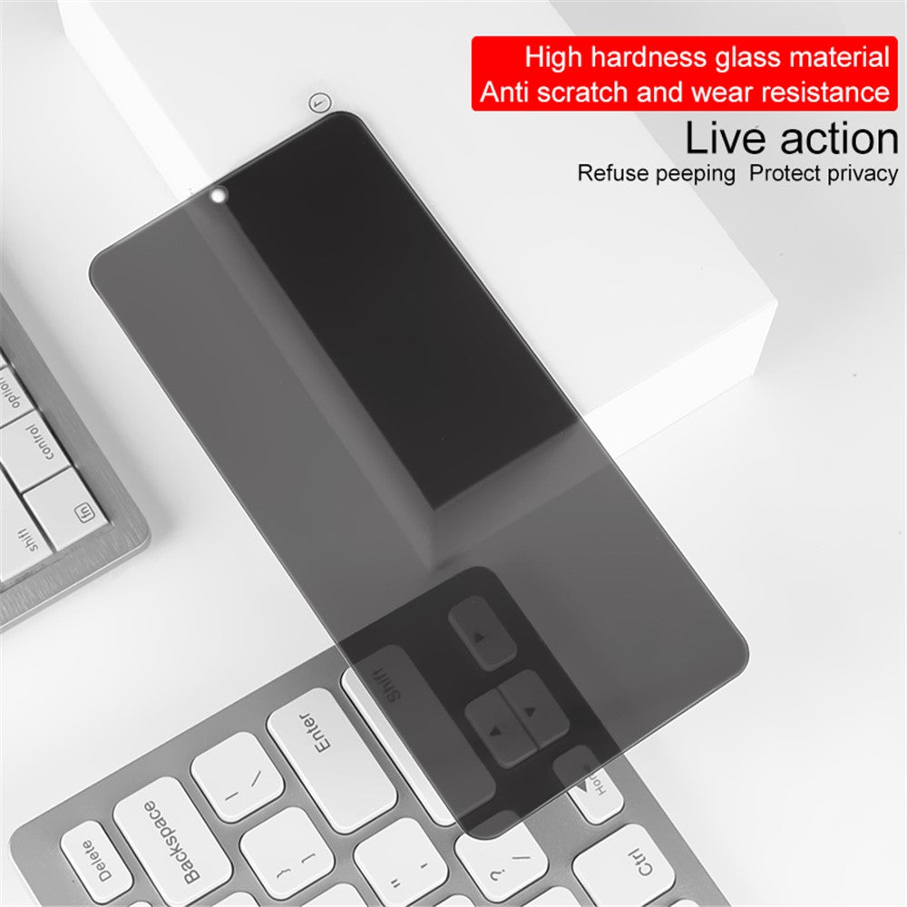 IMAK Anti-Peep 9H Tempered Glass Screen Guard Film for Samsung Galaxy A70