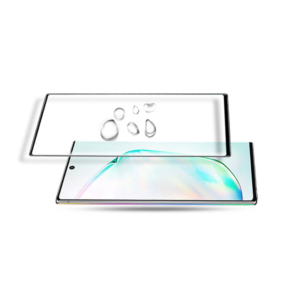 AMORUS 3D Heltäckande Böjd Härdat Glas Skärmfilm (Fingeravtryckslåsning) för Samsung Galaxy Note 10 Plus / 10 Plus 5G