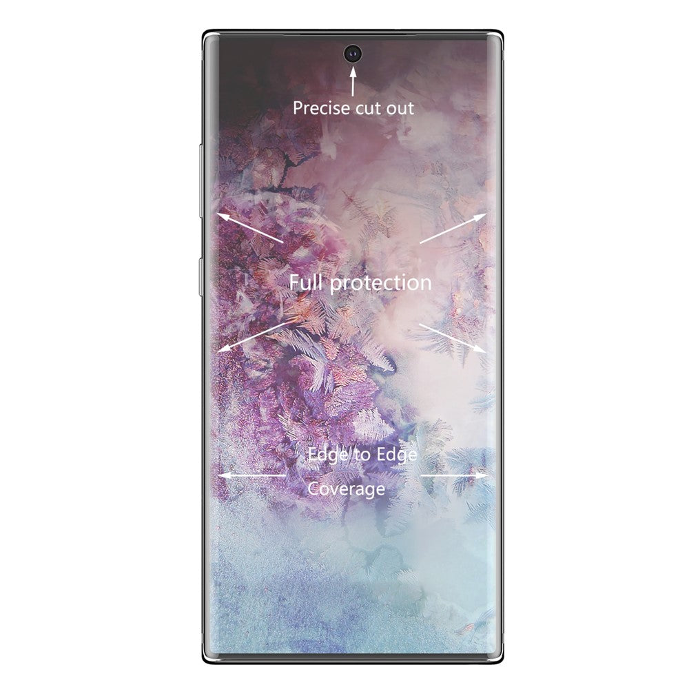 HAT PRINCE Ultra Clear 3D PET Buet Fuld Dækning Skærmbeskytter til Samsung Galaxy Note 10 Plus/Note 10 Plus 5G