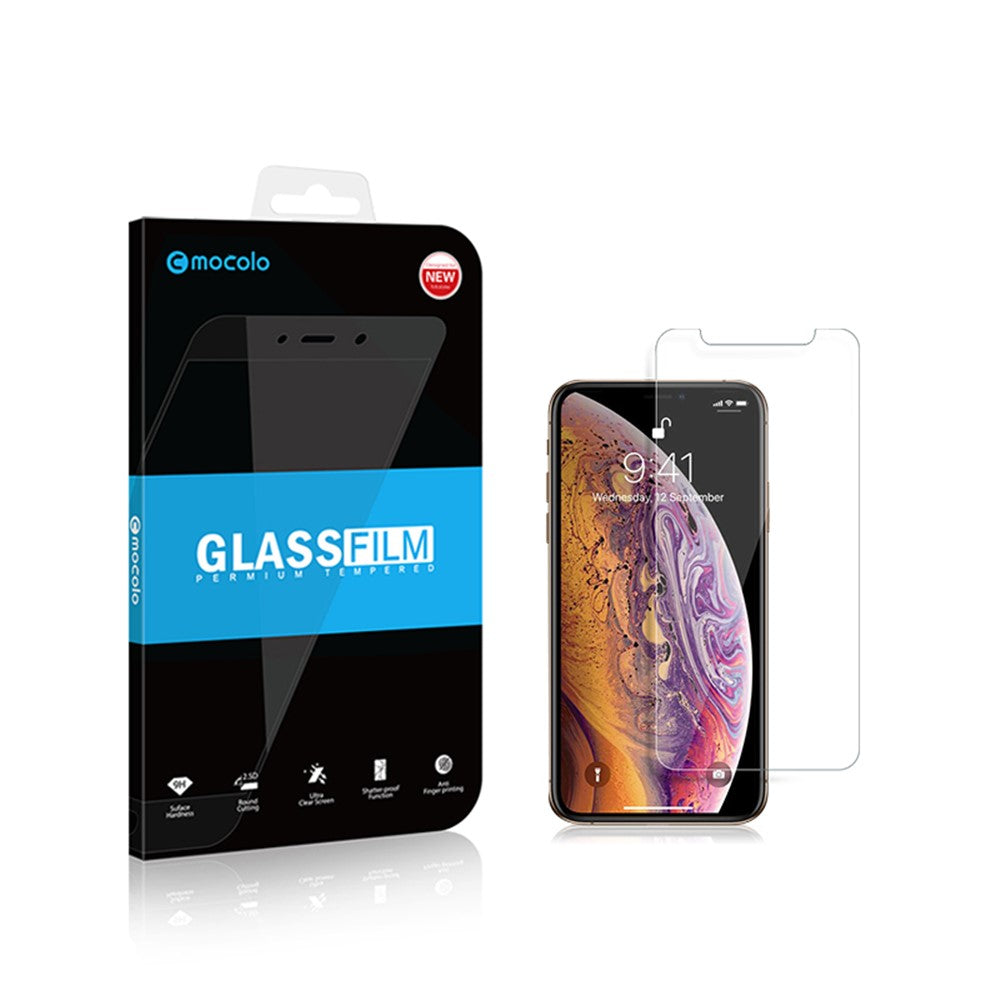 MOCOLO Mobile Tempered Glass Screen Protector Guard Film (Arc Edge) for iPhone 11 Pro 5.8-inch (2019) / XS / X