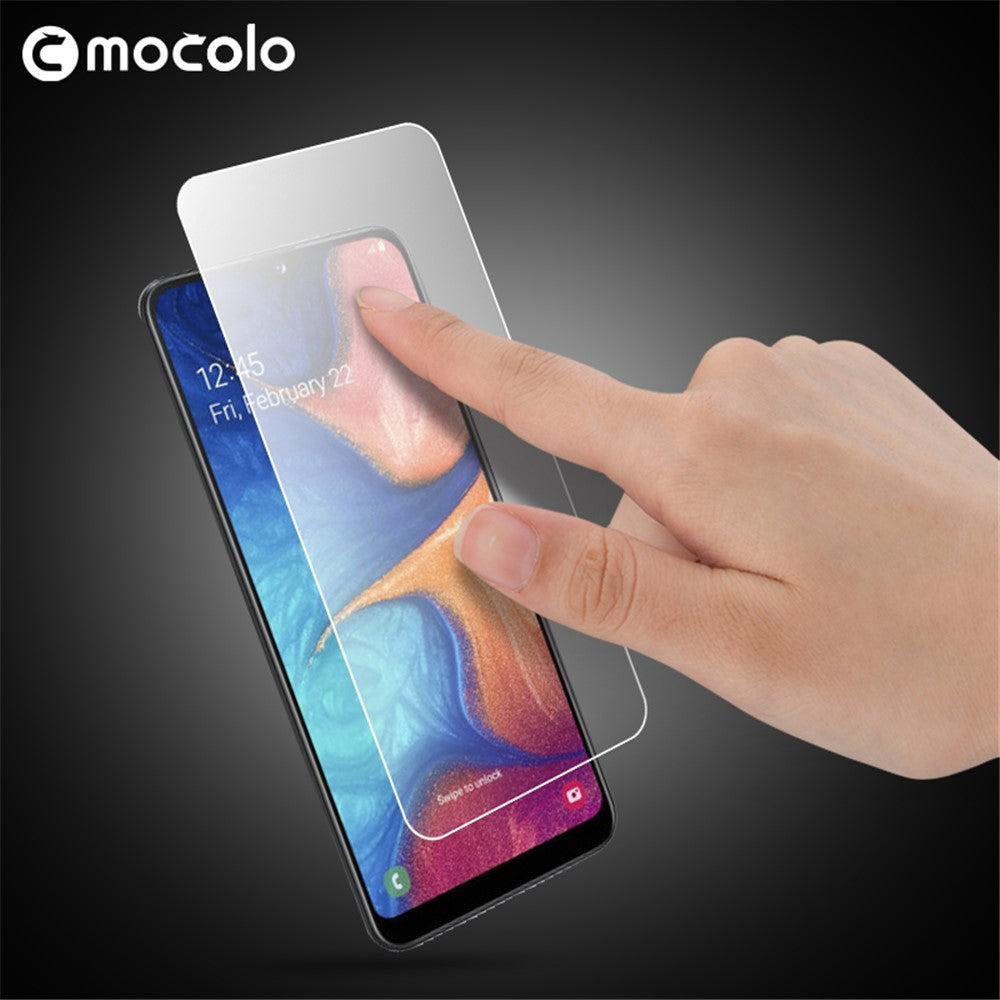 MOCOLO Ultra Clear hærdet glas skærmbeskyttelsesfilm til Samsung Galaxy A20e