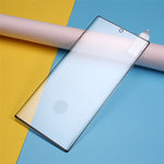 RURIHAI til Samsung Galaxy Note 10 Plus/Note 10 Plus 5G 3D Buet Fuld Dækning Hærdet Glas Skærmbeskytter [Understøtter Fingeraftryksoplåsning]