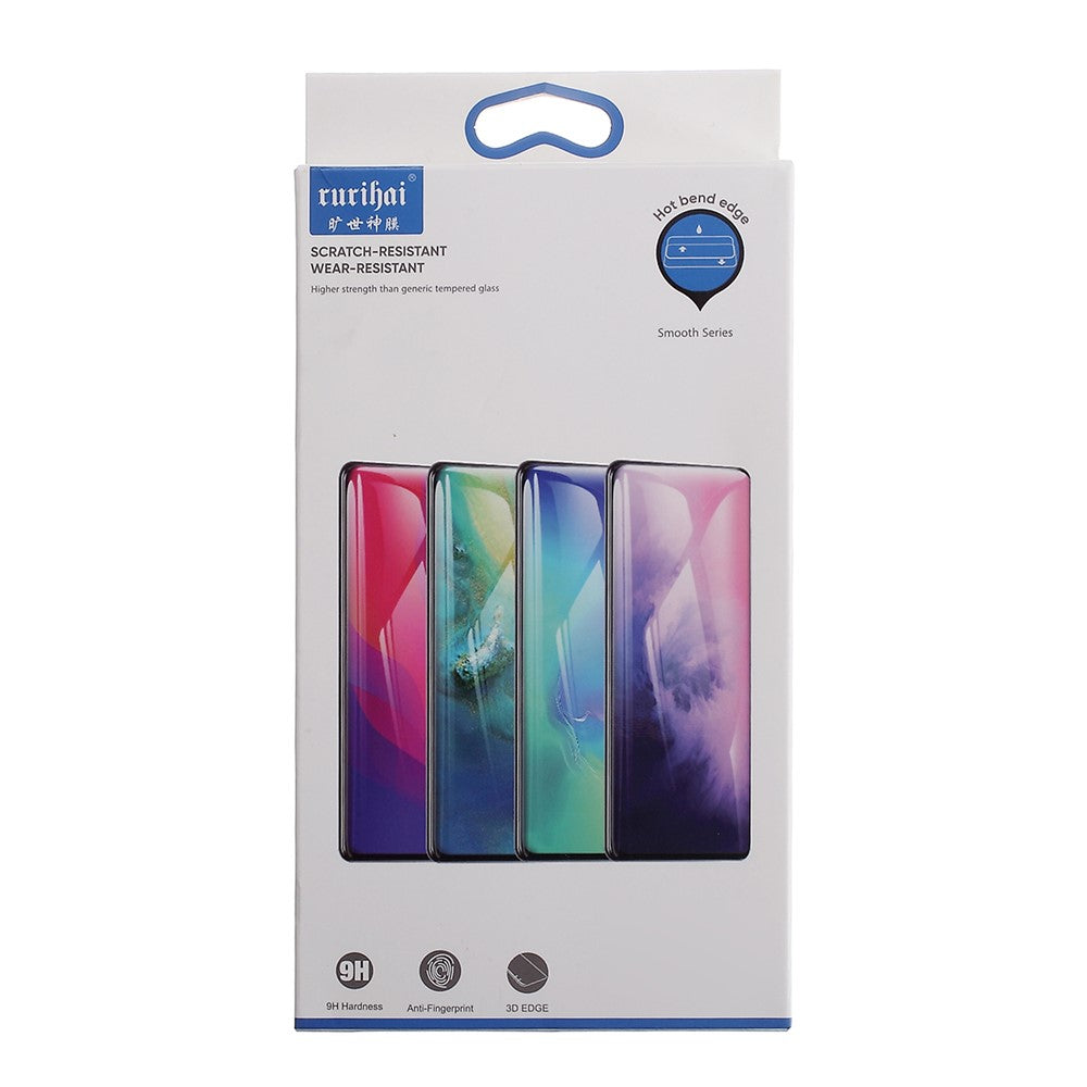 RURIHAI 3D UV Liquid Tempered Glass Full Screen Protector for Samsung Galaxy Note 10 Plus 5G/Note 10 Plus