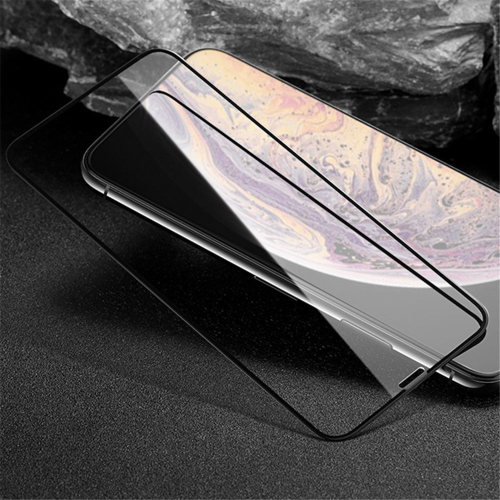 MOCOLO For iPhone 11 Pro 5.8 inch (2019) / X / XS 5.8 inch Silk Print Tempered Glass Full Glue Full Coverage Screen Film