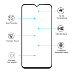HAT PRINCE for Xiaomi Redmi Note 8 Pro Full Glue Full Size 0.26mm 9H 2.5D Arc Edge Tempered Glass Screen Protector