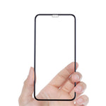 AMORUS Full Coverage Silk Printing Tempered Glass Screen Film for Apple iPhone 11 6.1 inch / XR